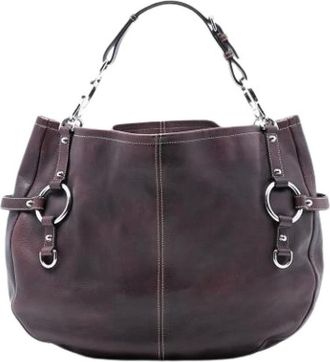 Gucci Pre-owned Shoulder Bags, female, Red, Size: ONE SIZE Pre-owned Leather Tote