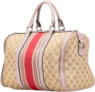 Gucci Pre-owned Handbags, female, Multicolor, Size: ONE SIZE Pre-owned Canvas gucci-bags