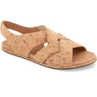 Gentle Souls Laken Slingback Sandal in Natural Cork at Nordstrom, Size 7.5