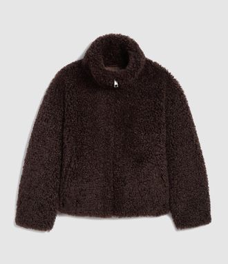 Apparis Veste Brooks Bouclette Brown