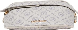 Carlo Colucci Schoudertas met logoprint - Dames - Heuptassen - Grijs - ONE Size - Tassen