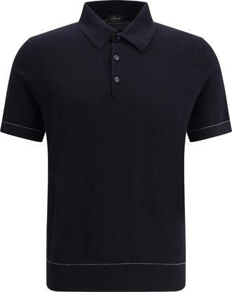 Brioni Sea Island polo shirt - Blue