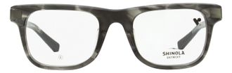 Shinola SH15002 Modified Rectangle Acetate Eyeglasses - Gray