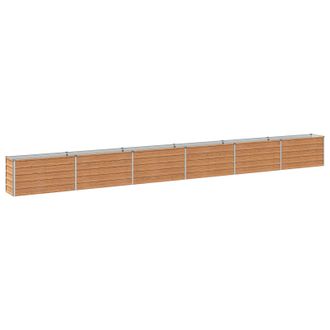vidaXL Cama De Jard&iacute;n Elevada Madera Marr&oacute;n 600 X 40 X 55 Cm Vidaxl