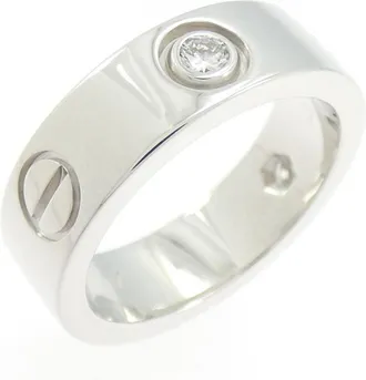 Cartier White Gold White Gold (18K) Band Ring (Pre-Owned)