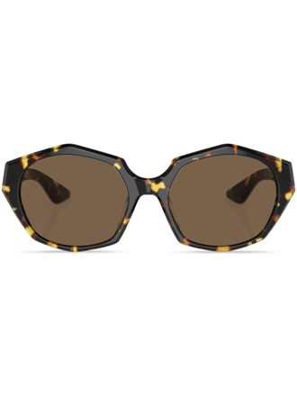 Oliver Peoples Occhiali da sole geometrici - Verde