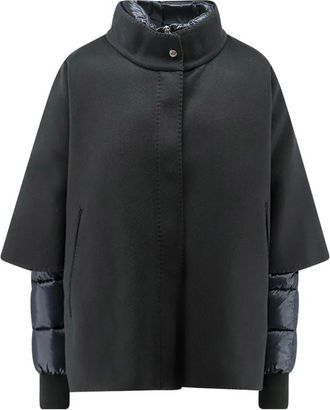 Moorer Cape Jacket - - Jackets - Donna - Nero - S