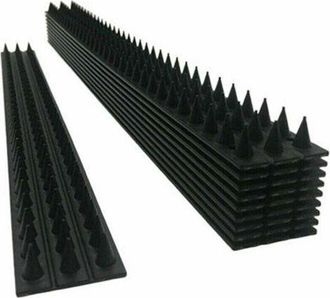 OEM Juego De 10 P&uacute;as Repelentes De P&aacute;jaros Ulisem Para Muros Y Vallas: Un Elemento Disuasorio Con P&uacute;as Para Mantener Alejados A Los P&aacute;jaros