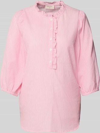 Freequent Regular Fit Bluse mit 3/4-Arm Modell Rolly in Pink, Größe XS