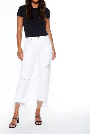 Blue Revival Nash Vegas 90s Crop In White