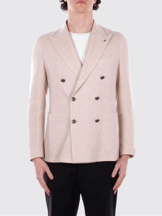 Tagliatore Double Breasted Cotton Blend Blazer