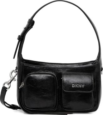 DKNY logo-detail cross body bag - Nero