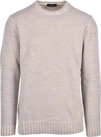 Out / Fit Fine-Knit Crewneck Pullover With Ribbed Detailing