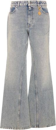 Stella McCartney Blue Flared leg denim jeans