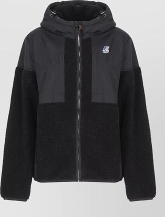 K-Way hooded faux fur jacket