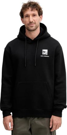 Karl Lagerfeld Hoodie - Heren - Hoodies - Zwart - XL - Katoen - Hoodies & sweatvesten