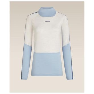 Icebreaker Merino 200 Oasis+ L/S High Neck Merinounterw&auml;sche f&uuml;r Damen | wei&szlig;