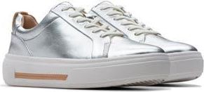 Clarks Hollyhock Walk Sneaker in Silver Leather at Nordstrom Rack, Size 7.5