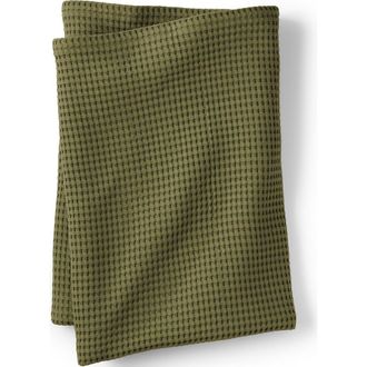 Lands End Organic Cotton Blanket in Olive Drab at Nordstrom, Size King