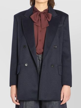 Max Mara camel hair double-breasted blazer