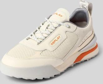 Replay Sneaker mit Label-Details Modell FIELD SC LIGHT in Offwhite, Gr&ouml;&szlig;e 41