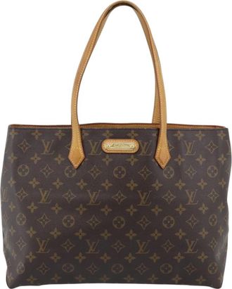 Louis Vuitton Wilshire Monogram Canvas Brown Canvas Handbag (Pre-Owned)