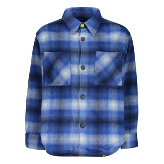 Barrow Lange Mouwen Geruite Overhemd - Heren - Casual Overhemden - Blauw - XL - Polyester - Overhemden