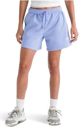 The North Face Evolution Embroidered Shorts Womens Shorts Periwinkle Glow : SM 4, Cotton/Polyester