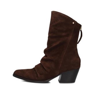 Bronx Schoenen, Dames, Bruin, 40 EU, Su&egrave;de, Retro Su&egrave;de Enkellaarsjes Lizz-y