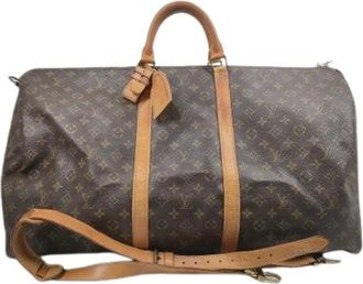 Louis Vuitton Pre-owned Weekend Bags, unisex, Brown, Size: ONE SIZE Pre-owned Keepall bandouliere bag