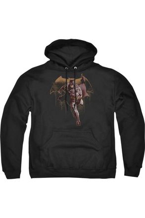 Gildan Justice League Movie Caped Crusader Adult Pull Over Hoodie / Hooded Sweatshirt
