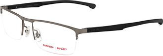 Carrera Mens 55 mm Black Opticals