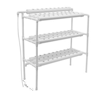 OEM Kit De Cultivo Hidrop&oacute;nico, Jardinera De Tres Niveles Para Verduras, Reciclaje Eficiente De Agua, Color Blanco