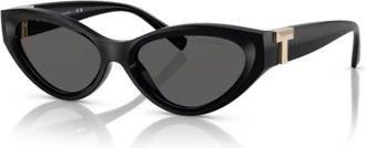 Tiffany & Co. 0tf4225u Cat-Eye Sunglasses with Gold-Tone Detail