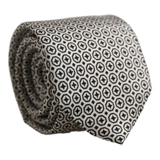 Dolce & Gabbana Zijden stropdas met geometrisch patroon - Heren - Accessoires - Veelkleurig - Maat: ONE Size Zijde