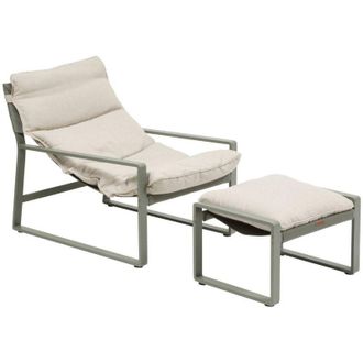 Hesperide Sedia reclinabile da giardino lambinio in verde alloro - Hesp&eacute;ride