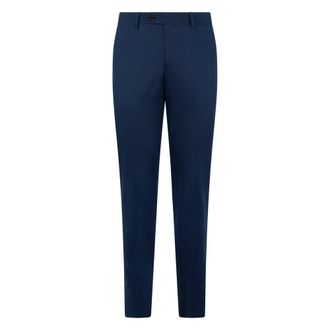 Moorer Suit Trousers, male, Blue, Size: 3XL Aviano-FLA Tailored Trousers