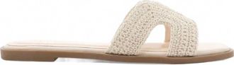 Billini Womens Gordy Sandal In Ivory Crochet
