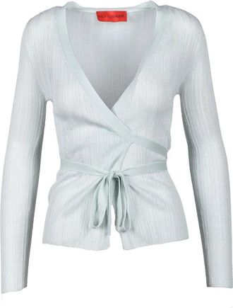 Wild Cashmere Wrap Cardigan - Aqua