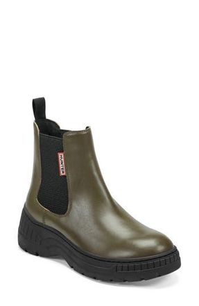 Hunter Neveah Slip-On Waterproof Chelsea Bootie in Olive Green91896/black/black at Nordstrom Rack, Size 5
