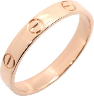 Cartier Gold Pink Gold (18K) Band Ring (Pre-Owned)
