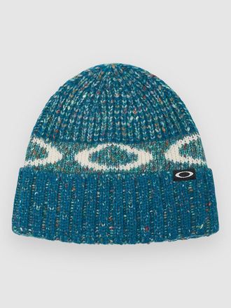 Oakley Ellipse Ribbed Beanie blau