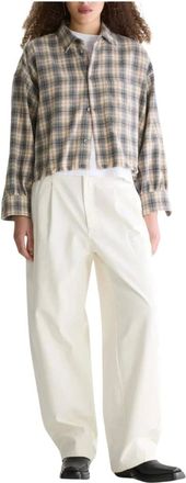 Bellerose Dames, Blouses & Shirts, Beige, Maat: XS Katoen