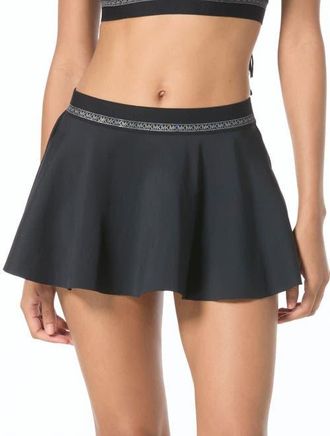 Michael Kors Signature Scuba Skirted Bottom in Black at Nordstrom, Size X-Small