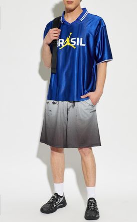 Nike T-shirt With Print, Mens, Blue