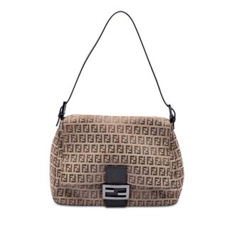 Fendi Pre-owned Fendi Zucchino Canvas Mamma Forever Ladies BS49H8FJW3ORCSMB