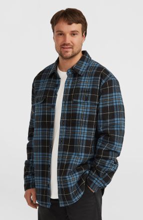 O'Neill Hemdjacke ONEILL ONEILL MUST-HAVE FLEECE LINED SHIRT, Herren, Gr. XL, blau flannel, Obermaterial: 100% Baumwolle, Jacken Hemdjacke