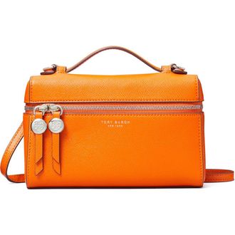 Tory Burch Romy Slim Top Handle Bag in Orange at Nordstrom