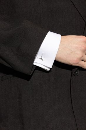 Bottega Veneta Silver Cufflinks, Mens, Silver