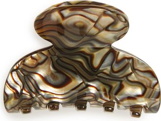 France Luxe Small Couture Jaw Clip in Onyx at Nordstrom